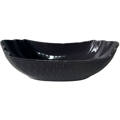 Fuente Decorativa Porcelana Marina Grafito