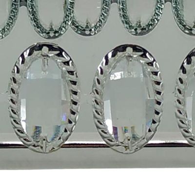 Imagen 2 del producto Centro de Mesa Decorativo Verdún Ovalada Silver