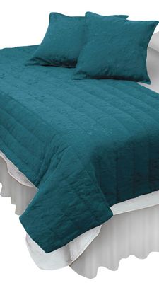 Piecera Con Fundas Sk Victoriana Turquesa Reversible