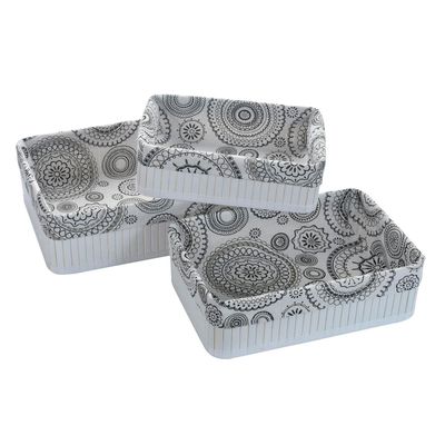 Imagen 2 del producto Set de Canastas Antonia Blanca 3 Piezas