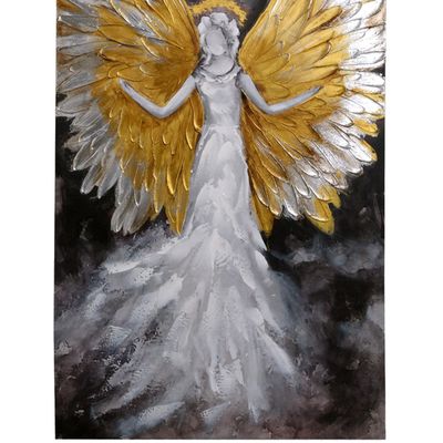 Imagen 2 del producto Cuadro Decorativo Ángel Gold 140 x 70