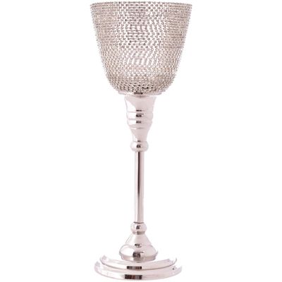 Centro de Mesa Decorativo Amberes Silver Grande