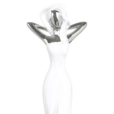 Imagen 2 del producto Figura Decorativa Mujer Berna Morning Silver