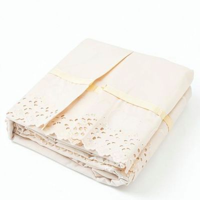 Imagen 2 del producto Faldón 144 hilos Broderie Amanda 1 Plaza Crudo