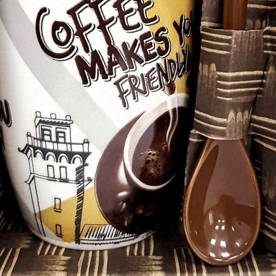 Imagen 2 del producto Tazón Decorativo con Cuchara Friendly 2 Piezas