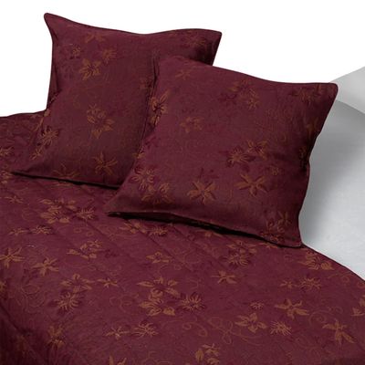 Imagen 2 del producto Piecera Con Fundas Victoriana Burdeo Reversible