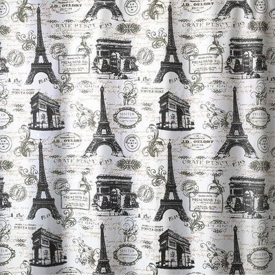 Imagen 2 del producto Cortina de Baño Diseño Postales sin Forro