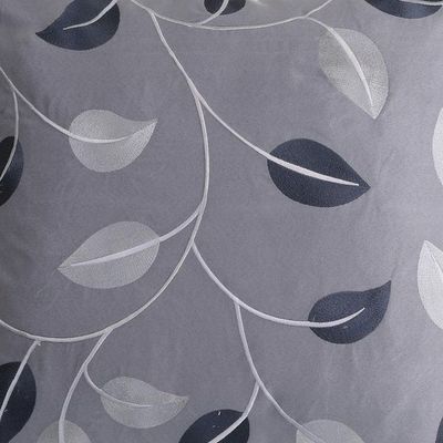 Imagen 2 del producto Cojín Decorativo Hojas Gris