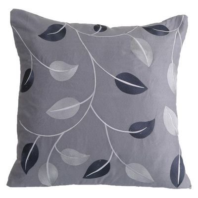 Cojín Decorativo Hojas Gris