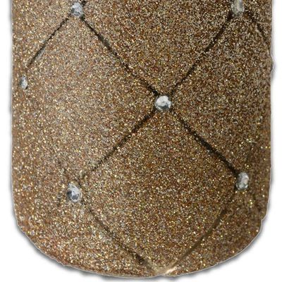 Imagen 2 del producto Vela Decorativa Brillantes Gold Mediana