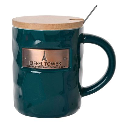 Imagen 2 del producto Jgo Tazón Decorat Eiffel C/Tapa y Cuchara Petróleo