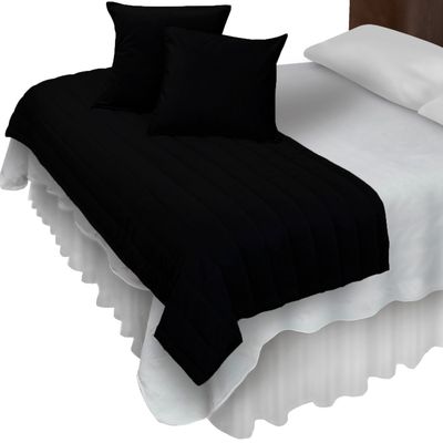 Piecera Con Fundas Velvet Black Reversible