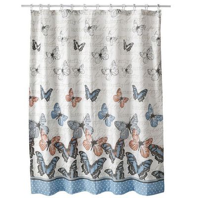 Cortina para Baño Diseño Spring con Forro