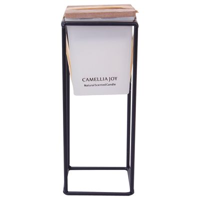 Vela Decorativa Con Aroma Base Square Mediana