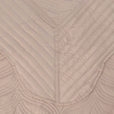 Imagen 2 del producto Quilt Bordado King Versailles Cafe Claro