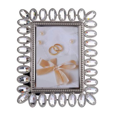 Porta Retrato Decorativo Verdún Silver Rectangular