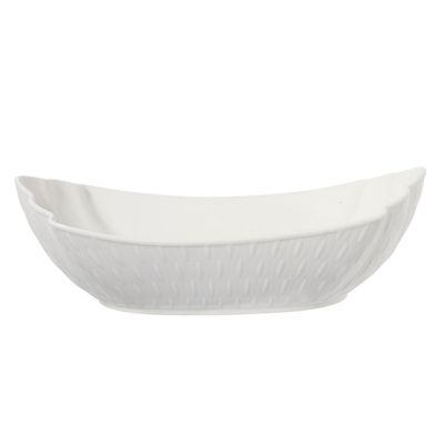 Fuente Decorativa Porcelana Marina Blanca