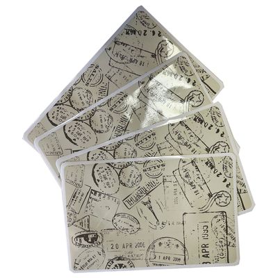 Imagen 2 del producto Set 4 Individuales Más 4 Posavasos Postal 8 Piezas