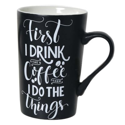 Tazón First Coffee Then Work