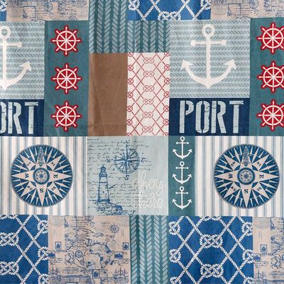 Imagen 2 del producto Cortina de Baño Diseño Marina sin Forro