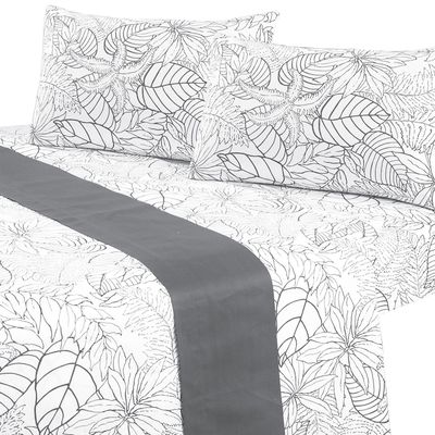 Imagen 1 del producto Juego de Sabanas T144 King Borneo Grafito