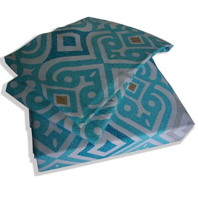 Imagen 2 del producto Juego de Sabanas T144 Morocco Petroleo 2 Plazas