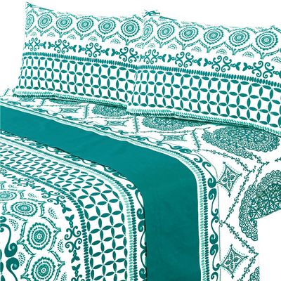 Juego de Sabanas T144 1 Plaza Marrakech Petroleo