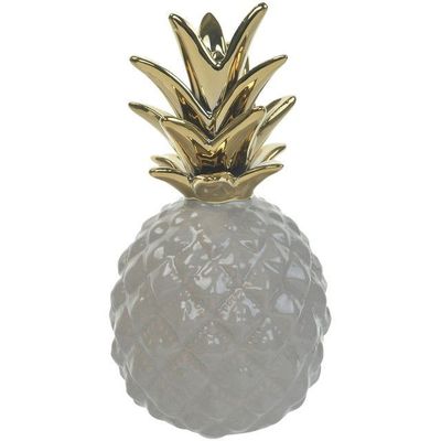 Imagen 1 del producto Figura Decorativa Piña Clemont Ocre