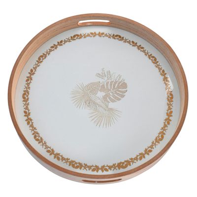 Bandeja Decorativa Tropic Gold