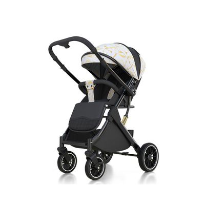 Coche de Paseo Maleta Compacto Reversible Blanco BABYMINE