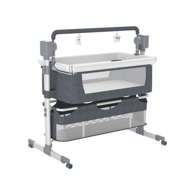 Imagen 1 del producto Cuna Mecedora Eléctrica Con Bluetooth Gris