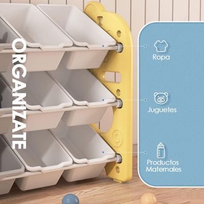 Imagen 2 del producto Organizador De Juguetes 4 Niveles - Babymine