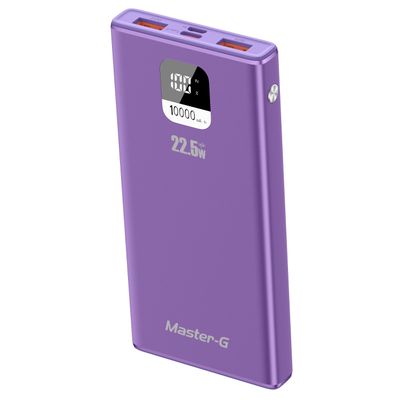 Master-G Batería Externa Power Bank 10000 Mah 22.5W Ucp10Mpd
