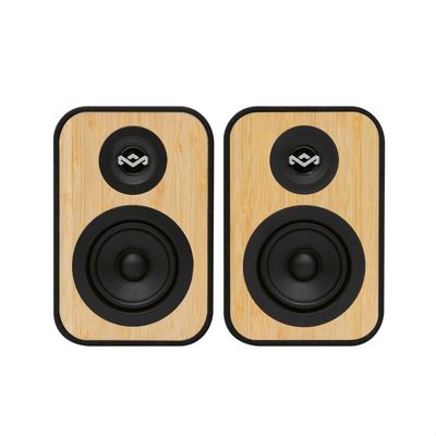 Imagen 2 del producto Parlantes Bluetooth 5.3 Uplift Bookshelf Negros Marley