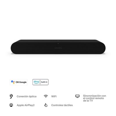 Imagen 2 del producto Soundbar Wifi Sonos Ray Negro
