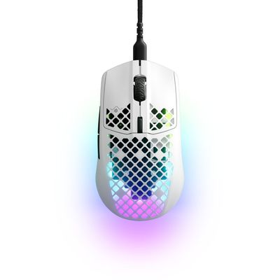 Mouse Gamer SteelSeries Aerox 3 Snow Ultraligero RGB 8500DPI