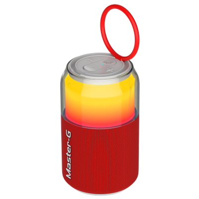 Parlante Portable Bluetooth 5.4 IPX3 MGSPLASH Rojo Master-G