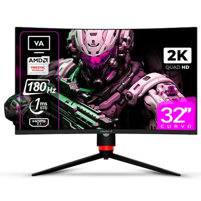Monitor Gamer 32 Curvo QHD 1440 VA 180Hz 1ms MGMG3240CQ