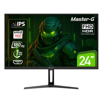 Monitor Gamer 24"" FHD IPS HDR 180Hz 1Ms MGMG2441P Master-G