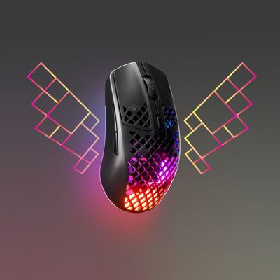 Imagen 2 del producto Mouse Gamer SteelSeries Aerox 3 Onix Wireless 18000 DPI