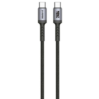 Imagen 2 del producto Cable De Carga Rápida Usb-C a C Antinudos 240W 1M Master-G