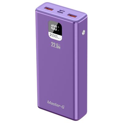 Master-G Batería Externa Power Bank 20000 Mah 22.5W Ucp20Mpd