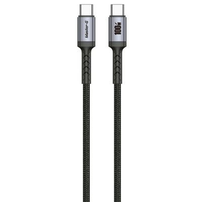 Imagen 2 del producto Cable De Carga Rápida Usb-C a C Antinudos 100W Master-G