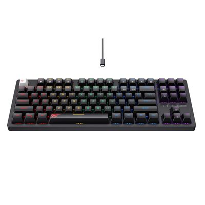Imagen 2 del producto Teclado Gamer Mecánico Luces RGB KB892L Havit