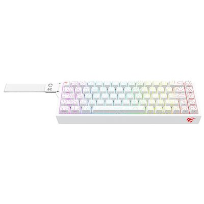 Imagen 2 del producto Teclado Mecánico Gamer Compacto RGB KB922LB Blanco Havit