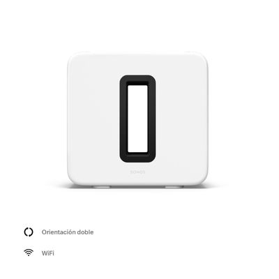 Imagen 2 del producto Subwoofer Sonos Wifi SUB 3Gen Wireless Blanco