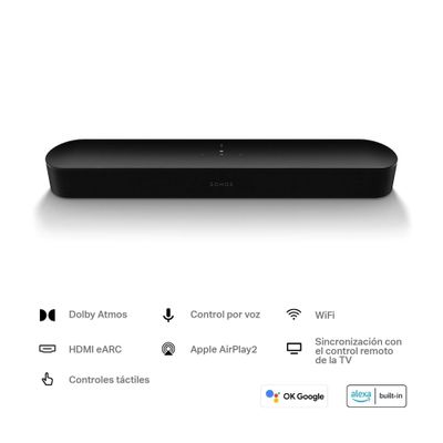 Imagen 2 del producto Soundbar Sonos Beam Gen 2 WiFi Negro