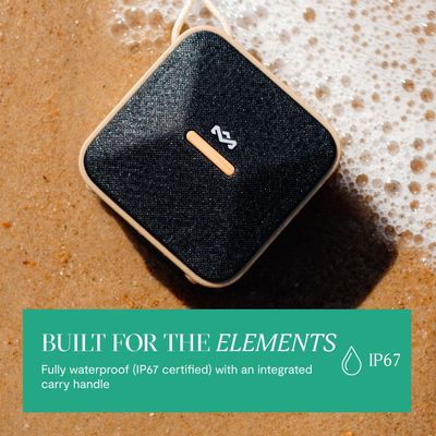 Imagen 2 del producto Parlante Bluetooth 5.3 Waterproof Rise Up Negro Marley