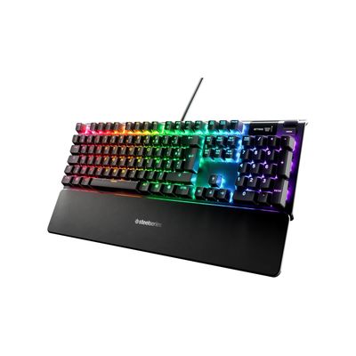 Imagen 1 del producto Teclado Gamer Mecánico SteelSeries Apex 5 RGB con OLED