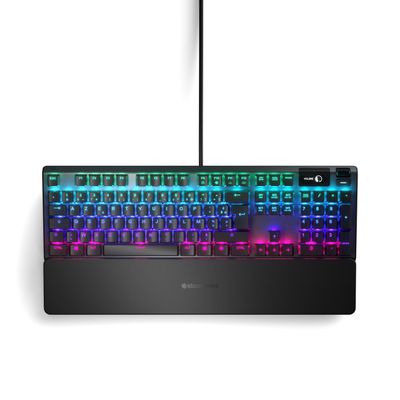Imagen 2 del producto Teclado Gamer Mecánico SteelSeries Apex 5 RGB con OLED